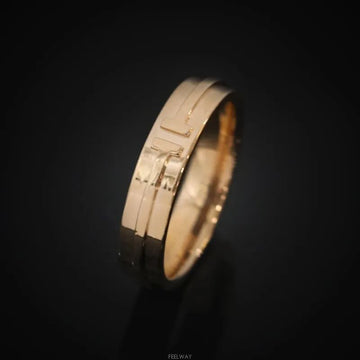 Tiffany & Co T Wide Ring 18K Rose Gold 26 5.4MM 7633517383 138377822 [P]