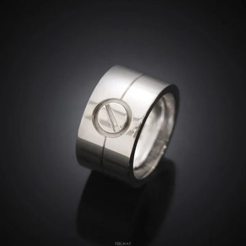 CARTIER 18K High Love Ring 18K Weißgold 50 11MM 7682102306 141878618 [P]