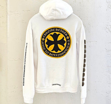 CHROME HEARTS Cross Hoodie T-Shirt Weiß HRB259246C 152199779 [P]