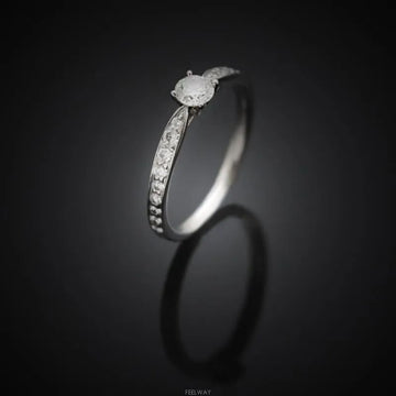 Tiffany & Co Harmony Diamond Band Wedding Ring Platinum Diamond 0.22CT 7.5 1.7MM 7682173850 141878677 [P]