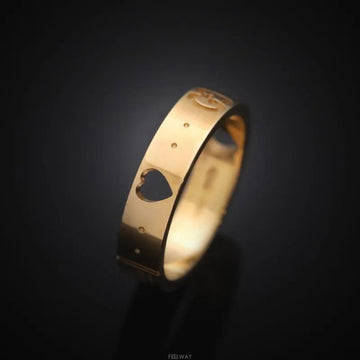 GUCCI 18K Herz-Icon-Ring 4MM 7245233251 75875688 [P]