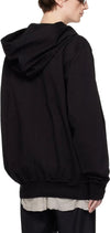 RICK OWENS オーバーサイズフーディ ブラック DU01F4262 RIGP 09 155583411 [P]