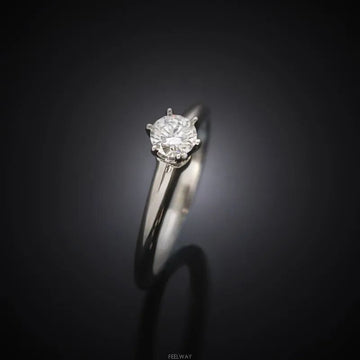 TIFFANY & CO Verlobungsring Platin Diamant 1P 0.31CT 9 1.7MM 7458670988 121375847 [P]