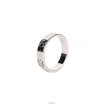 GUCCI 18K Icons Ring Weißgold 8 4MM 7245264675 76894668 [P]