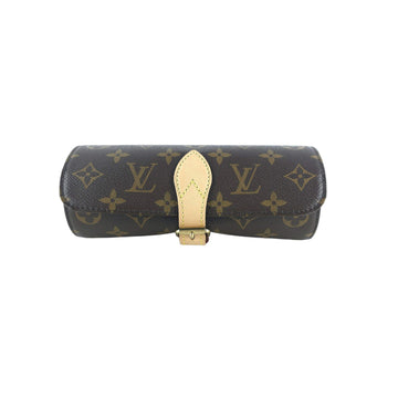 Louis Vuitton Monogram Etuie 3 Montre Watch Pouch M47530 15202 159895779 [P]