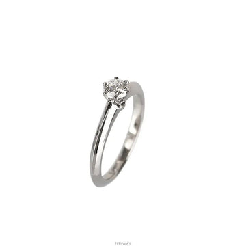 TIFFANY & CO Einstellungs-Hochzeitsring Platin Diamant 1P 0.30CT 8 7245084055 76033485 [P]
