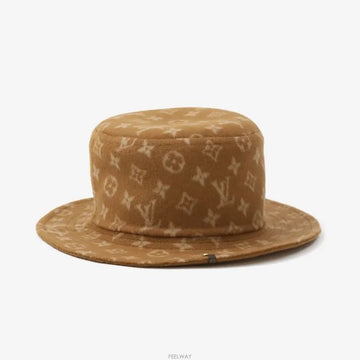 Louis Vuitton Monogram Wool Bucket Hat Brown M77295 158372849 [P]