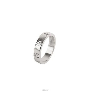 Cartier 18K Happy Birthday Ring 18K White Gold 47 4MM 7241687936 75683750 [P]
