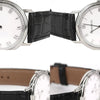 Tiffany & Co Atlas Classic Black Leather Band 33MM 7227305025 76317832 [P]