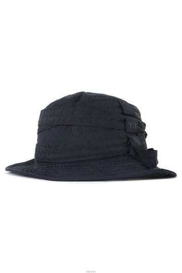 YOHJI YAMAMOTO CINCH バケット ハット ブラック JX8362 152352397 [P]