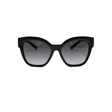 PRADA Schwarze Schmetterlings-Sonnenbrille mit seitlichem Logo für Damen aa67145 159899044 [P]