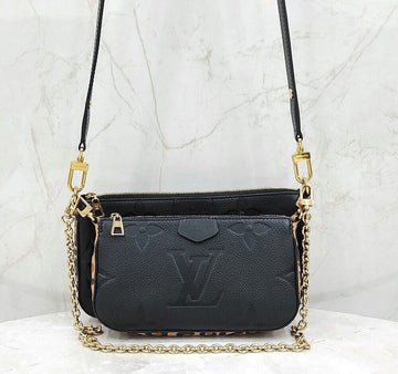 Louis Vuitton Multi Pouch Leopard Accessory Crossbody Bag 149096258 [P]