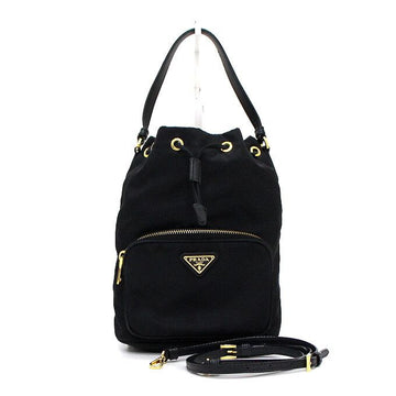 PRADA Bella Goldmetall Tessuto Eimer Tote Bag und Schultertasche 1BH038 160071948 [P]