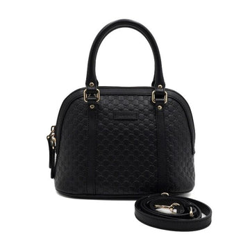 GUCCI Schwarz GG Micro Shima Mini-Dome Tote- und Schultertasche aa67252 160071963 [P]