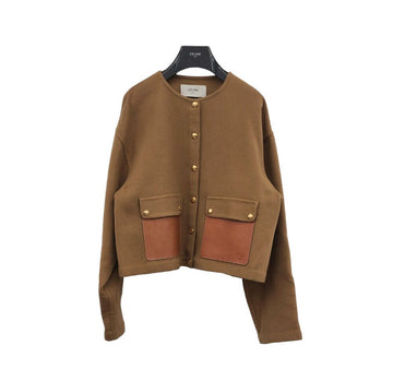 CELINE Doppel-Face Kaschmir Cardigan mit Druckknöpfen AFD212168C 150786606 [P]