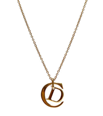 Dior Gold Necklace with Big Logo 60117 160073470 [P]