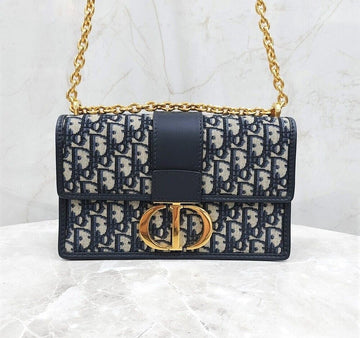 DIOR 30 Montaigne Oblique Jacquard Chain Bag M9208UTZQ 133671642 [P]