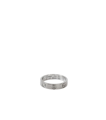 Cartier 18K White Gold Love Ring Size 50 66730 160075285 [P]