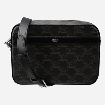 CELINE Triope Canvas Kleine Umhängetasche Schwarz 160076365 [P]
