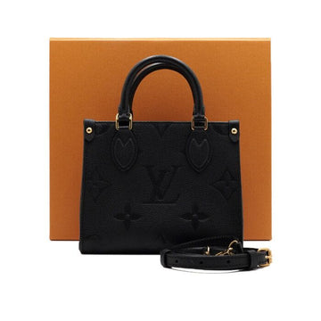 Louis Vuitton Monogram Empreinte OnTheGo BB Black Tote Bag and Shoulder Bag Crossbody M46993 160071968 [P]