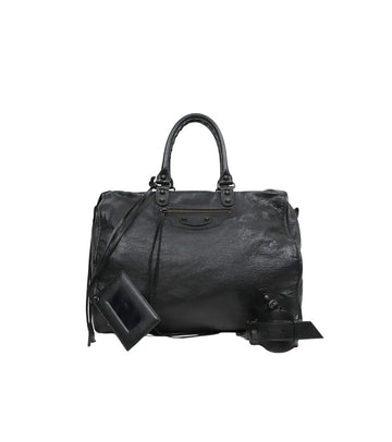 BALENCIAGA ブラック ベロ シティ トートバッグ 67784 160103688 [P]