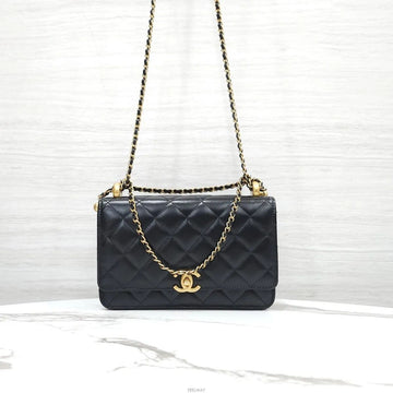 CHANEL Neue Kollektion Goldball WOC Crossbody Bag aus Kalbsleder AP2289 160105148 [P]