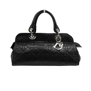 DIOR Schwarze Leder Damen Quilting Tote Bag 160108530 [P]