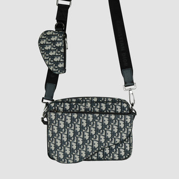 Dior Oblique Saddle Triple Pouch Crossbody Bag H27E 15222 160108999 [P]