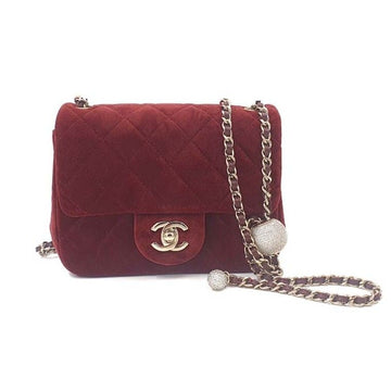 CHANEL Petit Sac Golden Crystal Ball Chain Shoulder 8312601120 160165077 [P]