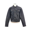 Gucci Lettering Patch Black Denim Washed Jacket GUB040319 151516595 [P]