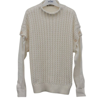 Fendi Layered Cotton Pullover Sweater FEA122330 151516366 [P]