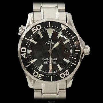 Omega Seamaster 300 Classic Quartz Steel Black Dial 36MM 2262.50 160168681 [P]
