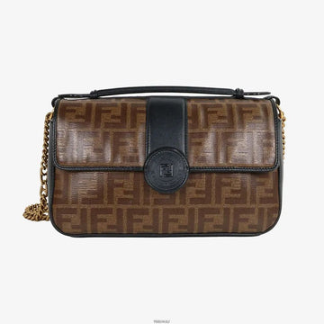 Fendi Double F Tote Chain Shoulder Bag 8BT297 160169137 [P]