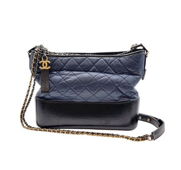 CHANEL Gabrielle Hobo Bag Navy CHB052111 151516924 [P]