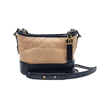CHANEL Gabrielle Quilted Hobo Bag Beige CHB042249 151516730 [P]