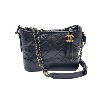 CHANEL Gabrielle Hobo Bag Black CHB061245 151516860 [P]