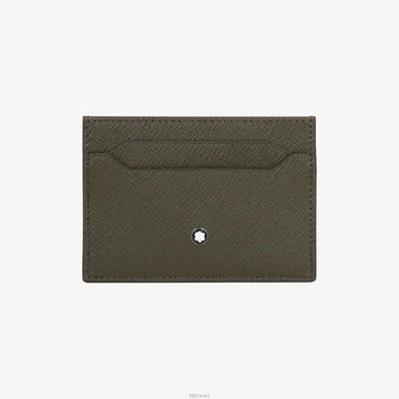 MONTBLANC 未使用 5CC カード ホルダー 財布 カーキ 222363 160170489 [P]