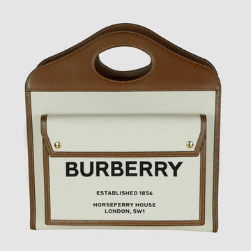 Burberry Two-Tone Pocket Tote Shoulder Bag 80393621 15241 160182558 [P]