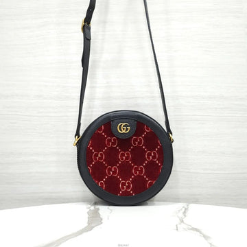 Gucci Velvet Round Ophidia Mini Crossbody Bag 574978 160185141 [P]