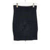 BALMAIN Rippenrock mit goldfarbenem Reißverschluss ETB021053 151515953 [P]