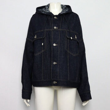 Dior Cotton Oblique Denim Women's Hooded Jacket 442V34A3161 160186244 [P]