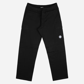 CP Company Diagonal Fleece Cargo Pants Black 21CMSP030A 005086W 999 160187759 [P]