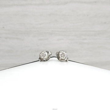 Tiffany & Co Platinum Solitaire Diamond 1P Stud Earrings 160188570 [P]