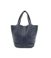 HERMES Picotin 22 Navy Silberprägung D-Gravur 67614 160193375 [P]