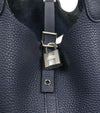 HERMES Picotin 22 Navy Silberprägung D-Gravur 67614 160193375 [P]