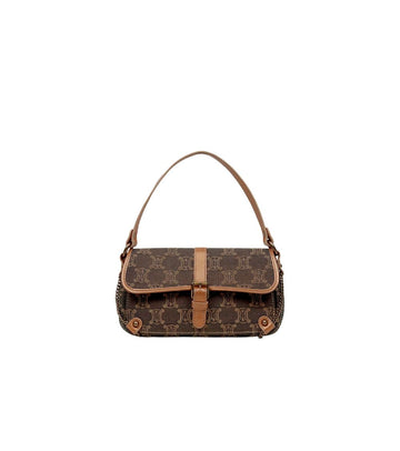 CELINE Denim Blason Schultertasche 67857 160193392 [P]