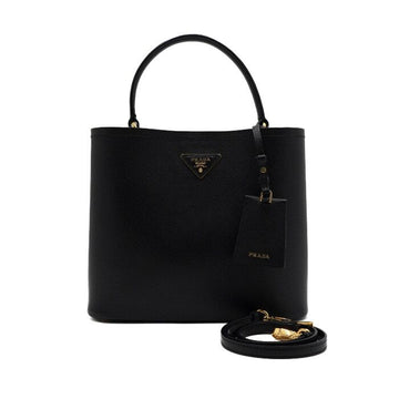 PRADA サフィアーノパニエダブルラージトートバッグ兼ショルダーバッグ 1BA211 160193732 [P]