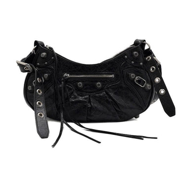 BALENCIAGA Schultertasche Le Cagole S Small schwarz aus Lammleder 671307 160193737 [P]