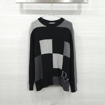 Dior Patchwork Color Block Cashmere Crewneck Sweater 844S94AM025 160193721 [P]