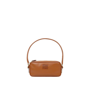 MIU MIU Braune Leder-Clutch 67682 160194066 [P]